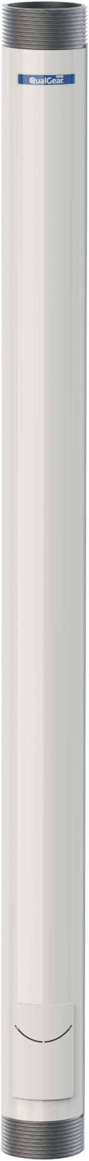 QualGear QG-PRO-PM-2FT-W Pro-AV 1.5" Npt Threaded Pipe, 2' Length Projector Accessory , White