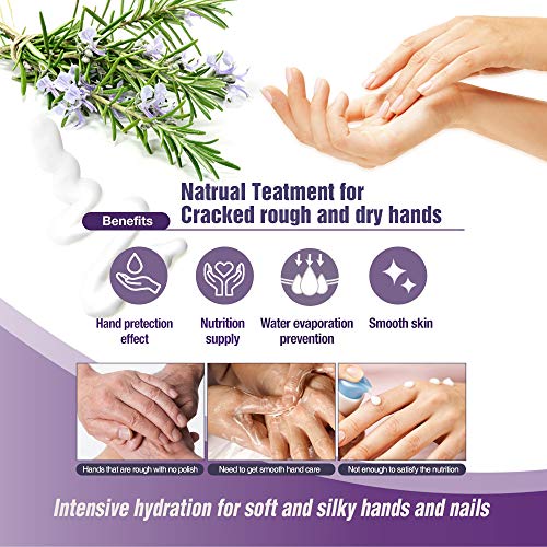 Epielle Relaxing Hand Masks Melatonin + Lavender Extract Deep Moisturizing 100% Vegan & Cruelty-Free (Gloves 6Pk) For Dry Hand Spa Masks. Stocking Stuffers!! #TOP3