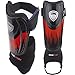 DashSport Soccer Shin Guards -Youth Sizes Best Kids Soccer Equipment with Ankle Sleeves - Great for Boys and Girls