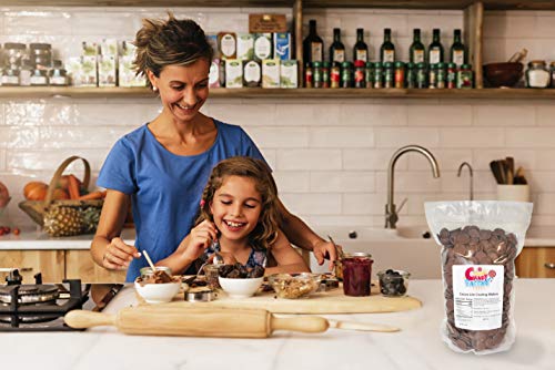 Sarah's Candy Factory Premium Coating Melting Wafers Milk Chocolate Baking Cocoa Lite In Bag, 5 Lbs For Cookies, Muffins, Cake Chocolate & Melted Chocolate, Ice Cream And Baking Chocolate Chips #TOP6