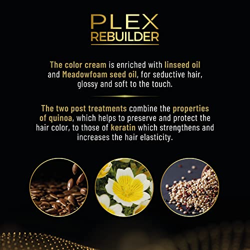 Il Salone Milano Plex Rebuilder - Yellow Remover Hair Dye Kit For Blonde, Grey, White, Natural Or Colored Hair - Neutralizes Brassy Tones - Professional Salon - Paraffin, Paraben, Ethyl Alcohol Free #TOP5