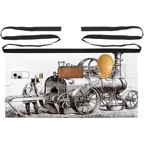 Demi-tablier pour cuisine et pâtisserie lot de 3 tabliers de chef multicolores