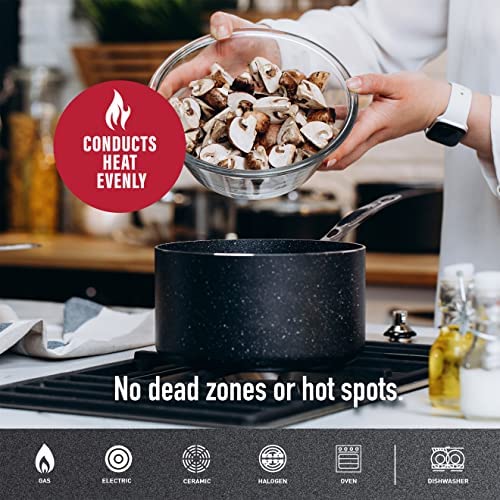 Granitestone Original 10 Piece Nonstick Cookware Set, Scratch-Resistant, Granite-Coated, Dishwasher And Oven-Safe Kitchenware, Pfoa-Free Pots And Pans As Seen On Tv #TOP3