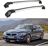 2 Piezas Coche Bacas Barra Transversal para BMW 5 Series G31 Touring Estate 2017-2022, Juego Barras Techo Viaje Largo Piezas Automóviles