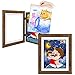 Frametory Kids Art Frames-Changeable Front Loading Artwork Display 10x12.5 Coffee Frames for Kids Artwork Holds 50pcs for Kids Drawings Storage Frames Children Art Projects Schoolwork Crafts,Set of 2