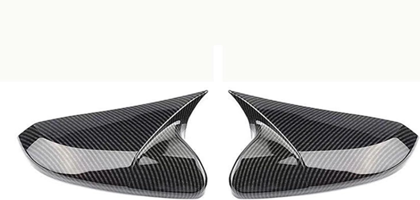 Side Rearview Mirror Cap Wing Mirror Cover Fit for Civic 2016 2017 2018 Car Accessories Rearview Mirror Cover (Color : Carbon Fiber Pattern, Size : .)
