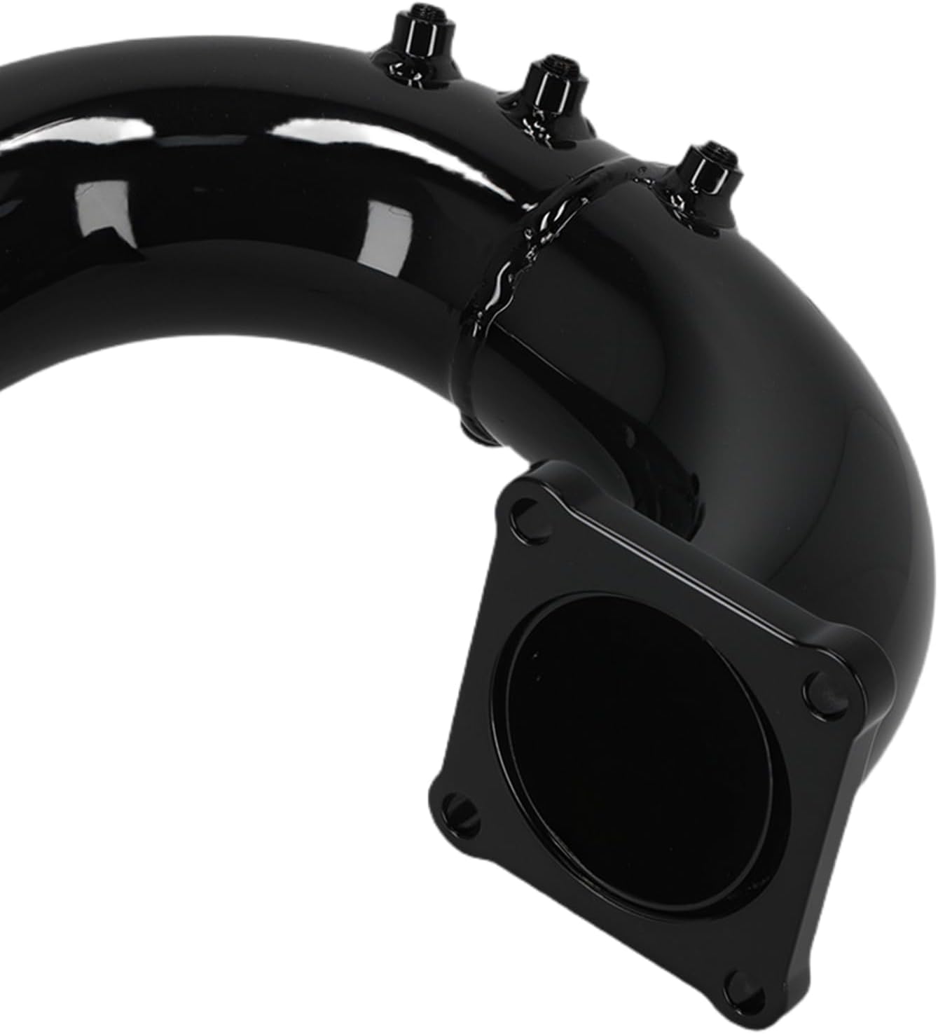 maXpeedingrods 3" High Flow Intake Elbow Tube Pipe for 2003 2004 2005 2006 2007 Dodge Ram 5.9L Cummins Diesel, Black
