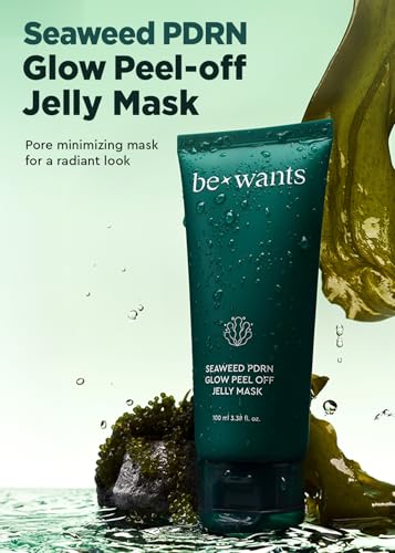 Bewants Seaweed PDRN Peel-Off Wrapping Jelly Mask 3.38 fl oz | Exfoliating Facial Mask with AHA BHA & Niacinamide | Pore Minimizing | Smoother Skin Texture | 1 Pack - Image 3