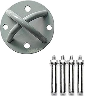 Wall/Ceiling Mount Bracket for Gym&Home Suspension Straps X Mounts Anchor for Olympic Rings Fitness Training Yoga Swing Battle Ropes Resistance Band & Boxing Equipment