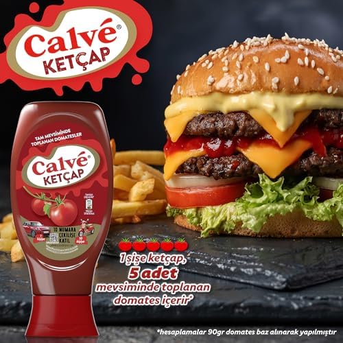 Calve Ketçap Tam Mevsiminde Toplanan Domatesler 610 g/550 ml - Görsel 5
