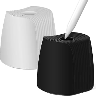 NUOBESTY 2pcs Silicone Pencil Holder Stands for Pencil Generation Comfortable Dock for Tablet Stylus Desktop Decoration Colors Practical for Stylus Owners