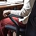 Branch Verve Chair - High Performance Executive Office Chair with Contoured Seat Back and Adjustable Lumbar Rest - High Density Foam Cushion with Aluminum Base - Up to 275 lbs - Galaxy