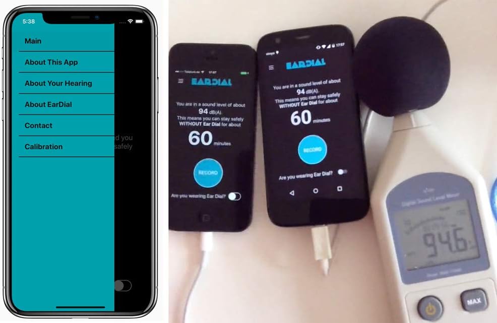 HiFi Earplugs - Invisible Hearing Protection for Concerts, Music Festivals, Musicians, Motorcycles and other Discreet Comfortable High Fidelity Noise Reduction. With Compact Case and App