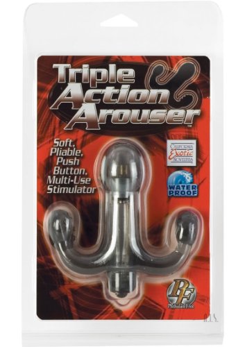 California Exotics Novelties Triple Action Arouser - Smoke