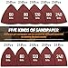 260pcs Oscillating Tool Sanding Pads Kit, 5pcs Triangle Sanding Pads and 5pcs Finger Sanding Pad, 250pcs Multitool Sandpaper Set, Multi Tool Sanding Attachment Fit for Finishing Wood