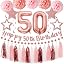 Pink Rose Gold 50th