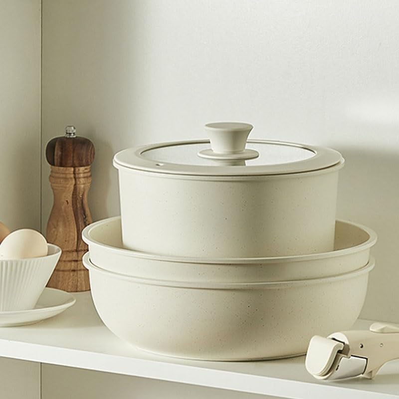 Complete Kitchen Set with Medical Stone Non stick Frying Pans Cookware