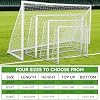 Soccer Goal Net, Soccer Replacement Goal Nets Sports Soccer Goal Post Net Full Size Football Goal Post Netting for Sports Match Training