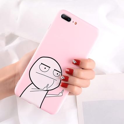 Amazon Co Jp 面白い男の電話ケース Iphone 12 6 7 8 Plus X Xr Xs Max 中指ケース Iphone 13 11 Pro ソフトシリコンバックケース ピンク Iphone Se 用 家電 カメラ