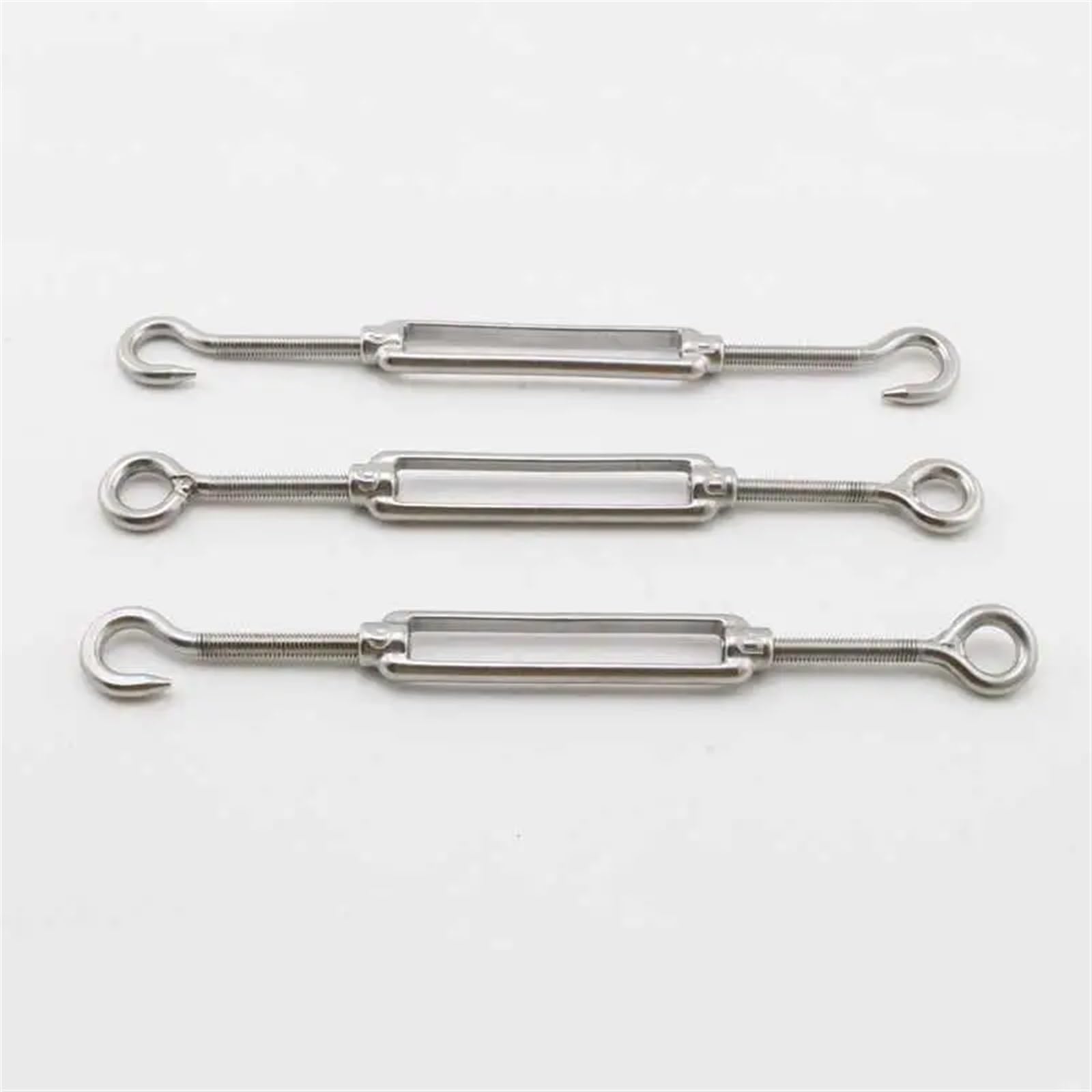Tendeur de fil en acier inoxydable M4-M10 réglable avec crochets et œillet - Tendeur de câble métallique robuste pour jardin Oo type M8