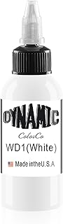 DLDN01 Tinta para tatuajes, tinta blanca para tatuajes, tinta ultra blanca, adecuada para usar con cualquier otra tinta de color (120 ml)