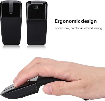 Microsoft Wireless Mouse, Wireless Arc Mouse Touch Thin Arc Bluetooth Surface Receiver S Pro Touch Portable Foldable Optical