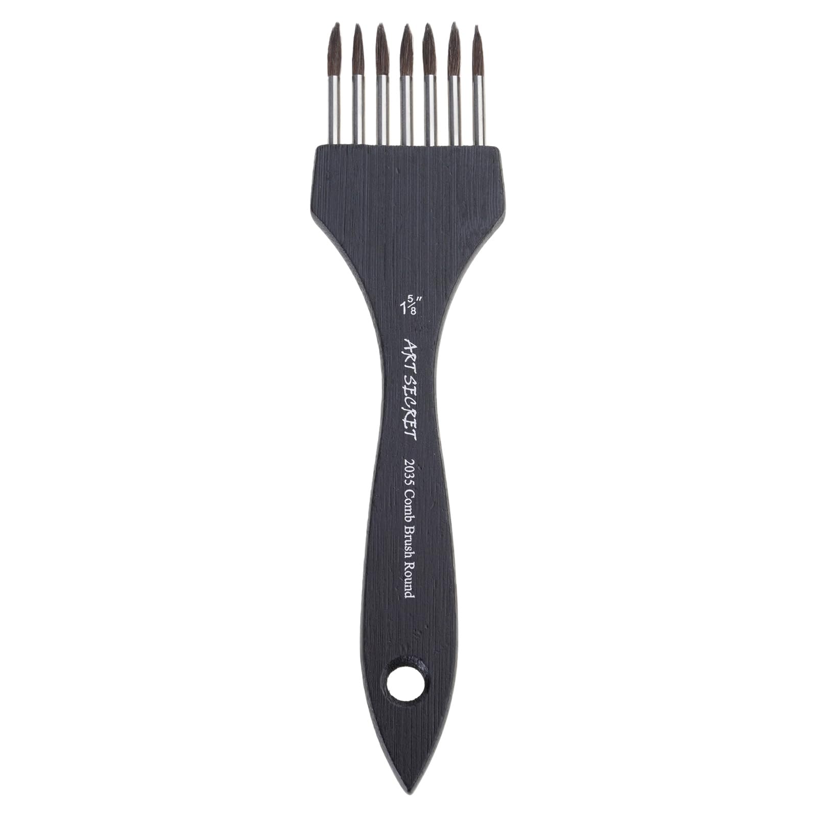 Artist Selected Brush Multi Tooth Configuration Ergonomic Grip Ideal for Creative Projects in Painting Applications Expert Art Comb Brush