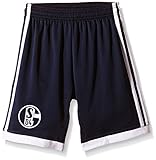 adidas Jungen Shorts FC Schalke 04 Away Youth, Collegiate Navy/White, 128
