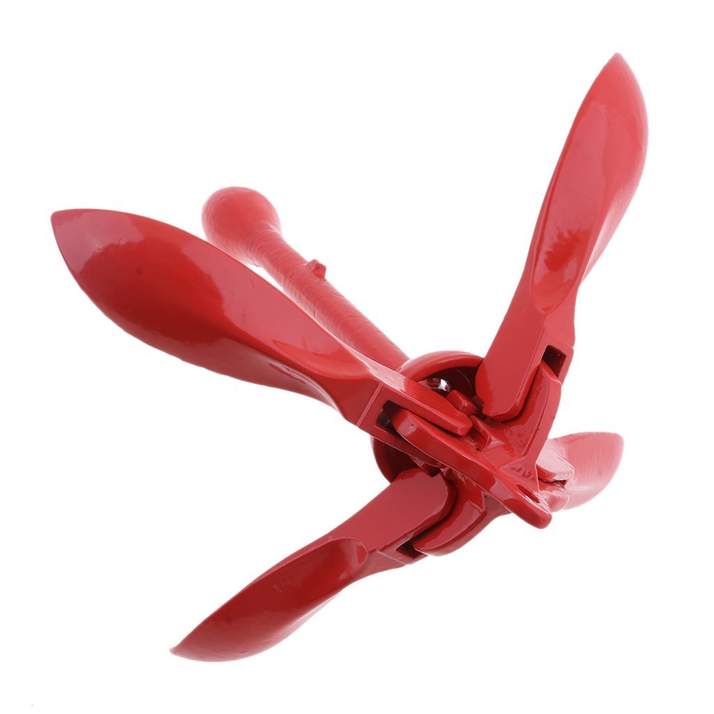 Ancre pliante en acier inoxydable pour bateau, kayak, yacht, 1,5 kg
