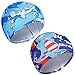 2 Cuffie da Nuoto per Bambini Cuffia da Piscina Cuffietta da Nuotare Elastica Cappello da Nuoto in Poliestere Cuffia da Bagno per Ragazzo di Età 1-8 Anni (Stile Carino)