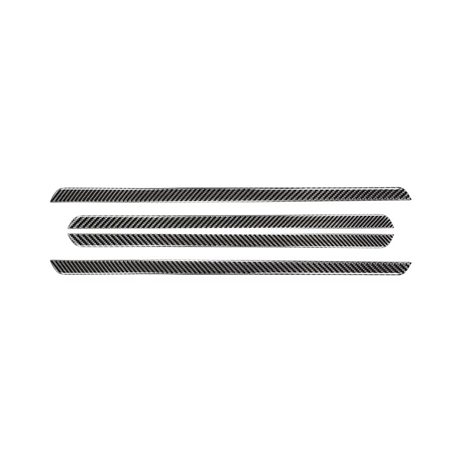 for Explorer 2013-2019 Interior Inner Door Panel Trim Strip Cover Decoration Sticker Car Interior Mouldings(Black)