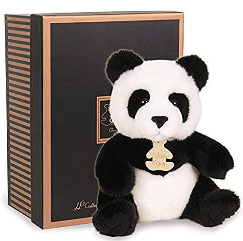 Histoire d'Ours - Peluche Panda - Les Authentiques - Boîte Cadeau - Noire et Blanche - 20 Cm - Idée Cadeau de Naissance et Anniversaire Fille et Garçon -...