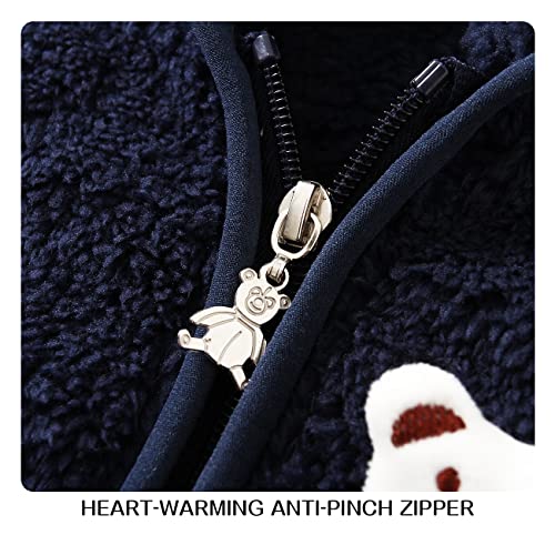 Tumaron 22022-BL0-3M Newborn Fleece Jacket Boy Winter Coat Clothes Sweater Gifts For Baby 6-9 Months thumb #3