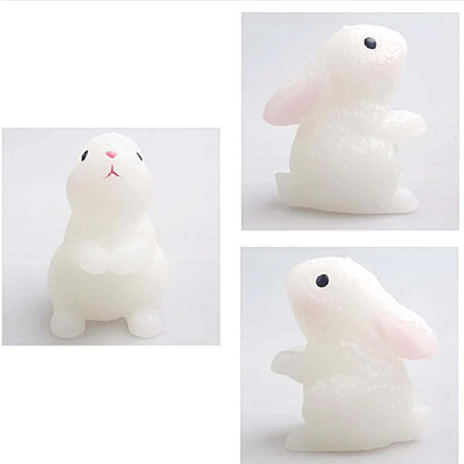 Moldes de silicona para manualidades, molde para tartas, 8 x 7,5 cm, molde de silicona con forma de conejo en 3D, molde de resina para decoración de postres
