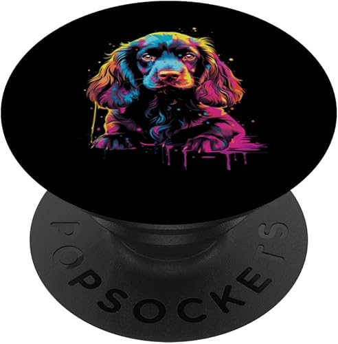 Cachorro Cocker Spaniel inglés PopSockets Intercambiable PopGrip