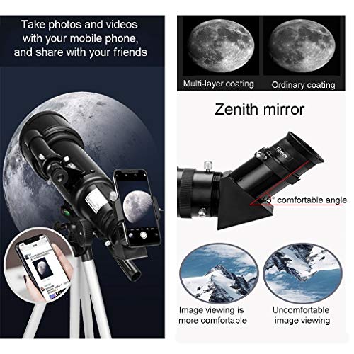 Telescopio astronómico ARCH 70mm apertura 400mm Altazimutal miniatura 6