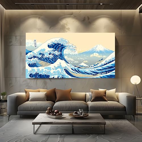 Affiche poster oriental mont fuji impression toile salon traditionnel - 2