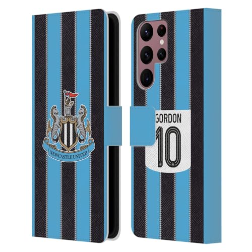 Étui Newcastle United Anthony Gordon pour Samsung S22 Ultra 5G en cuir avec porte-cartes