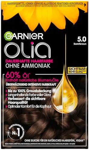 Garnier Olia permanent colouring and bleaching 1.0 Nero Intenso