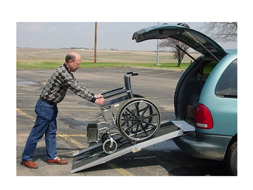 Prairie View Industries Portable Multi-Fold Reach Wheelchair Ramp, 41 Pound