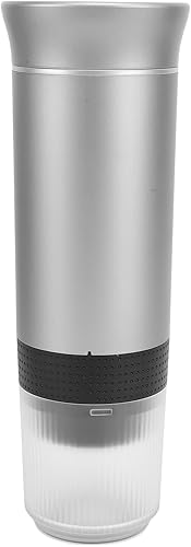Miniatura 9 de Topyond Cafetera portátil para cápsulas pequeñas, mini cafetera automática de cápsulas, compacta y fácil de usar, para el hogar, viajes, oficina,