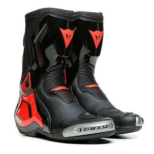 Dainese Torque 3 Out Stivali da moto, nero/rosso, 41