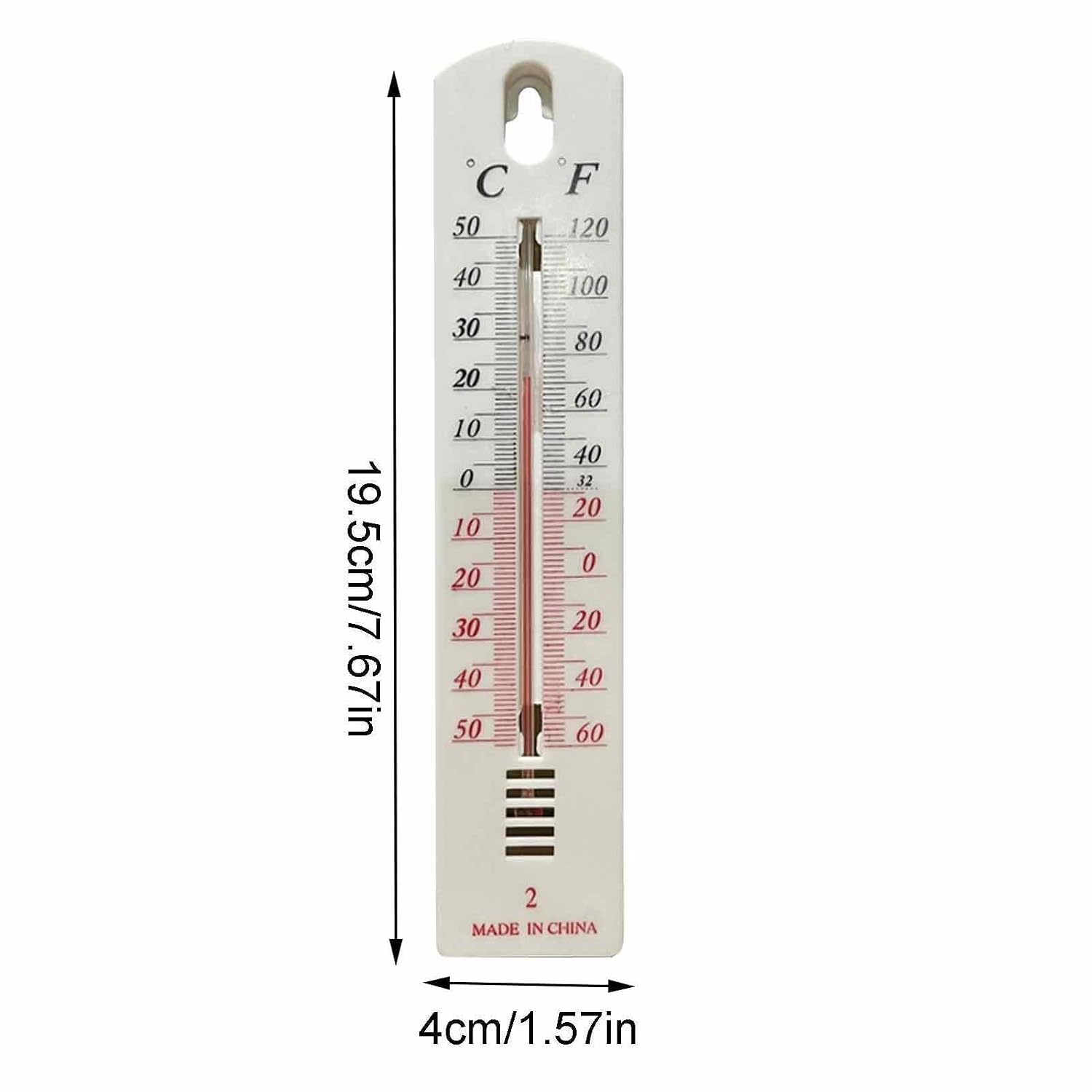 Wall Temperature Gauges Indoor Accurate Wall-Mounted Temp Display