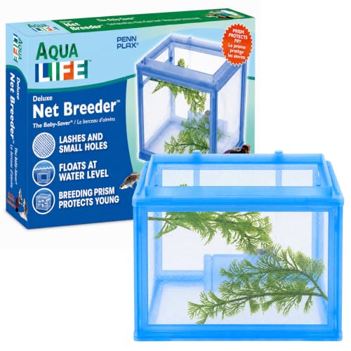 Penn-Plax NB2 Net Breeder Deluxe | Easily Separate Fry for Safety | Simple to Install and Adjust