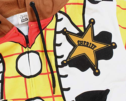 Disney Pixar Toy Story Men's I Am Woody The Cowboy Sheriff Costume Adult Sweatshirt Zip Hoodie (Sm) #TOP3
