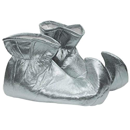 Rubies Silver Fabric Elf Shoes Costume Accessory for Adults, Unisex One Size