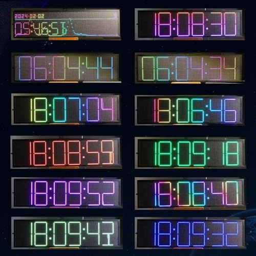 Analizador de espectro musical para estudio de audio con pantalla de ritmo RGB 7