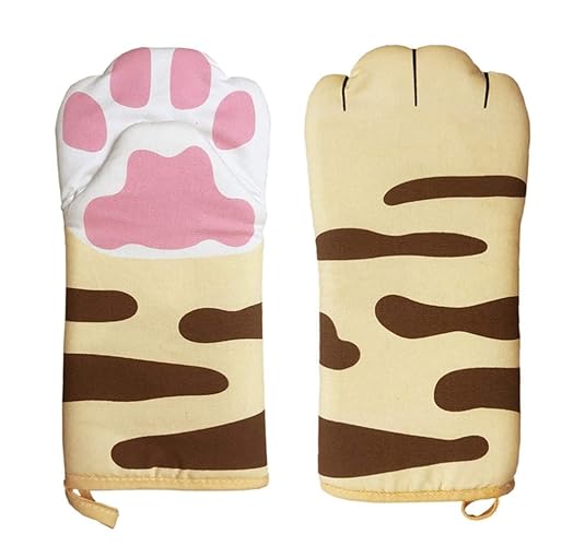 cat oven mitts