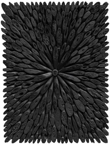 Uttermost Bahama Wood - Wall Decor-29.5 Inches Tall and 39.37 Inches Wide-Black Finish