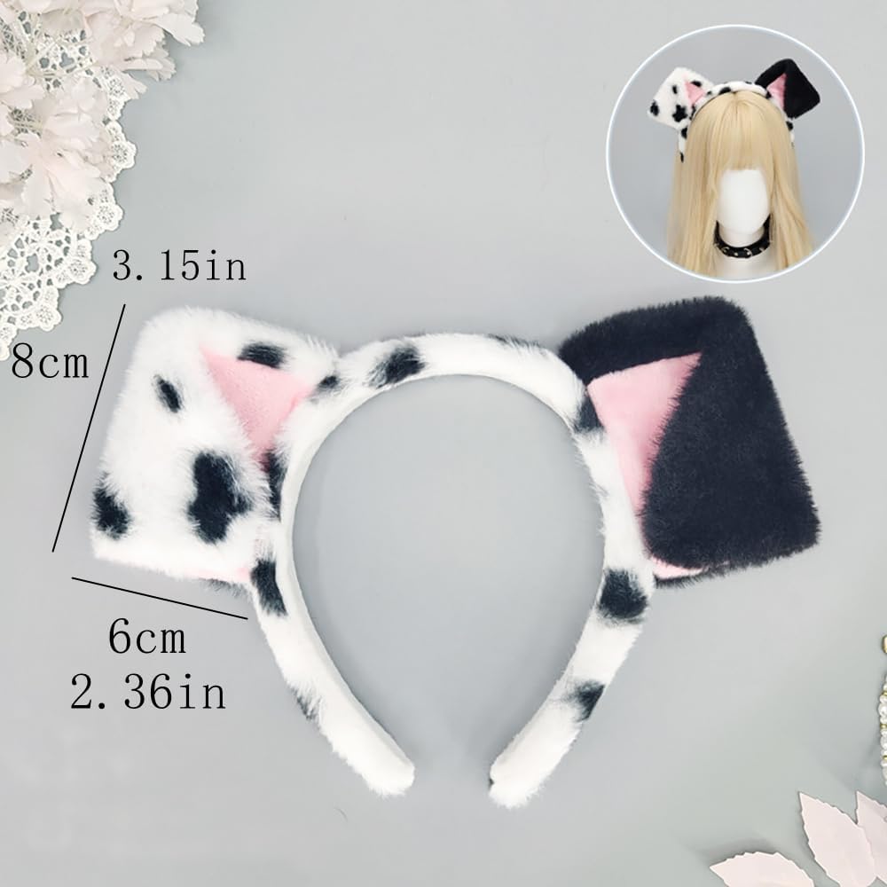 Animal Ears and Horns Headband for Halloween Christmas Party, Cute Cartoon Hair Hoop Cosplay Costume Accessories